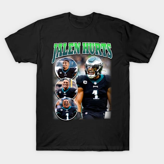 Jalen Hurts Bootleg Tee Vintage T-Shirt by bmbg trian